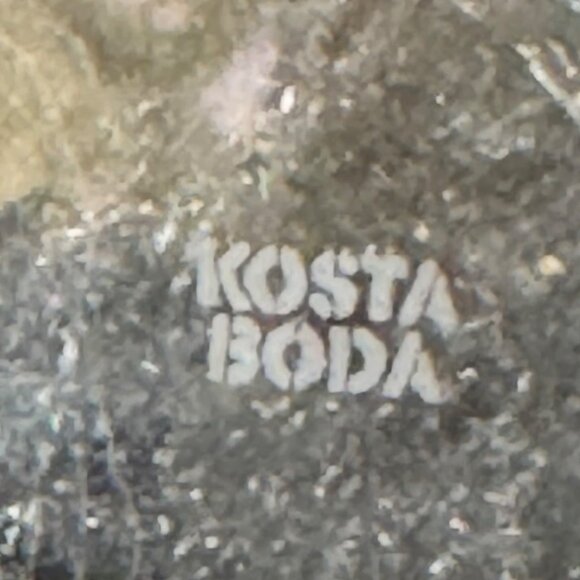 Kosta Boda Clear Glass Textured Votive Candle Holder Ice - Picture 5 of 6